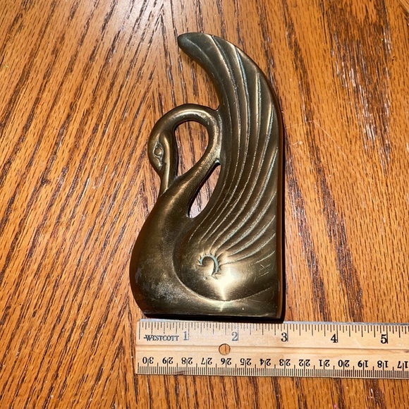Vintage Swan brass finial - Picture 7 of 7